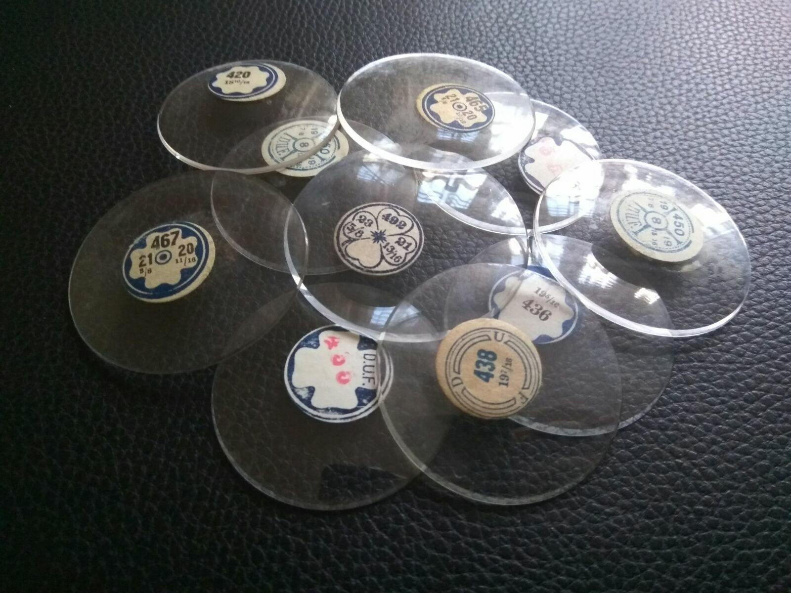 New Old Stock Open Face Glass Pocket Watch Crystals 40.1mm – 49.9mm
