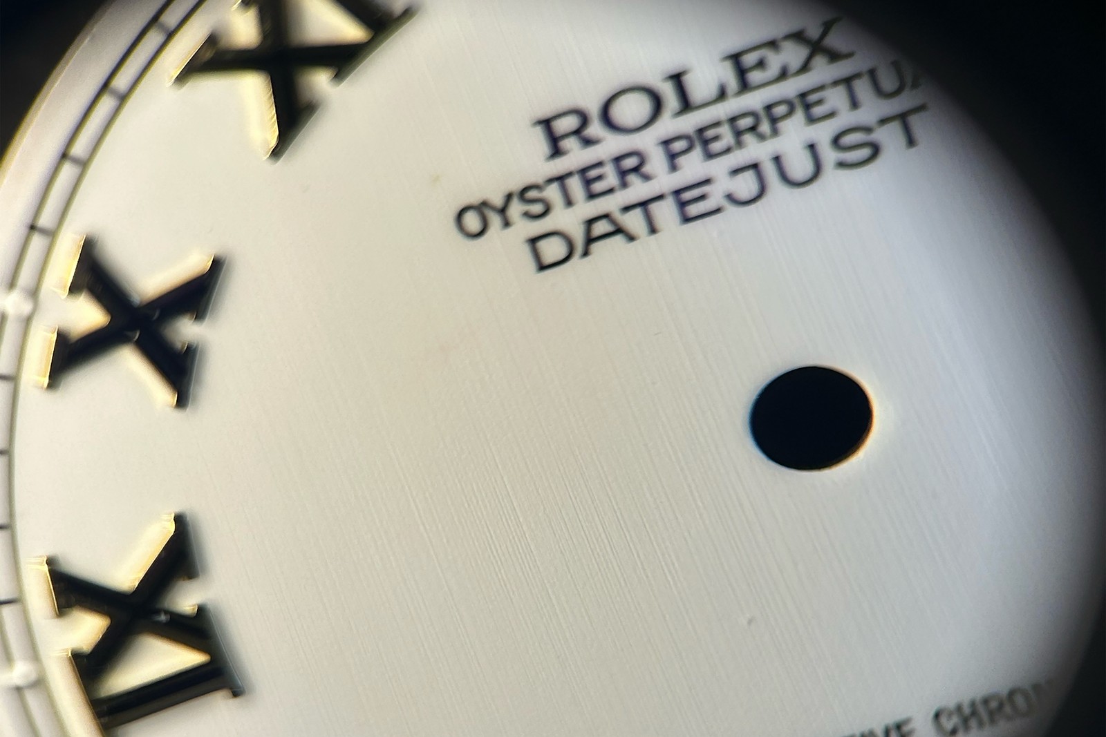 Rolex Datejust White Roman Dial for Model 16013 – 16233 FCD30595