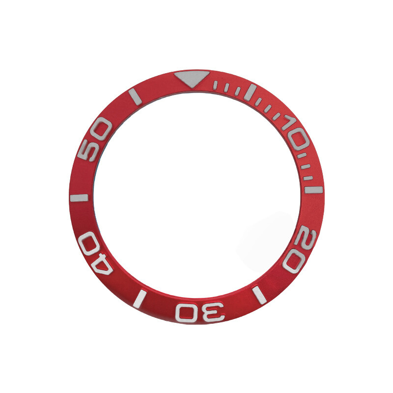 38mm Aluminum bezel Insert For 40mm Watch Case Fit 40mm Watch Case Repair Parts