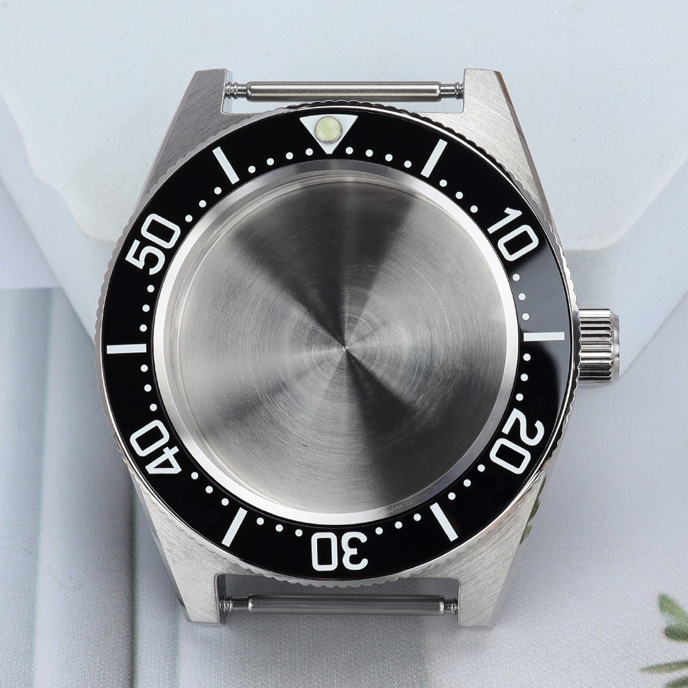 Sapphire 40.5mm Diver Watch Case Prospex Style For Seiko NH35 Automatic Movement