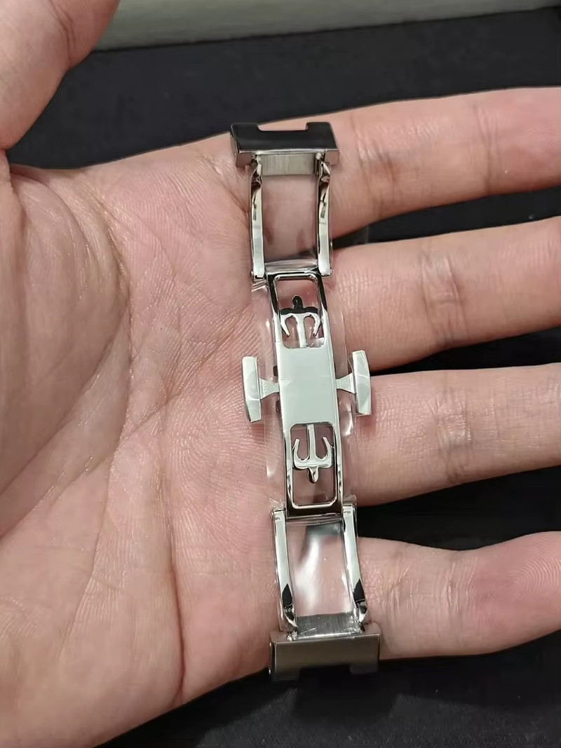 Replacement SS Deployment Buckle Clasp Fits Patek Philippe 5712 Steel Bracelet