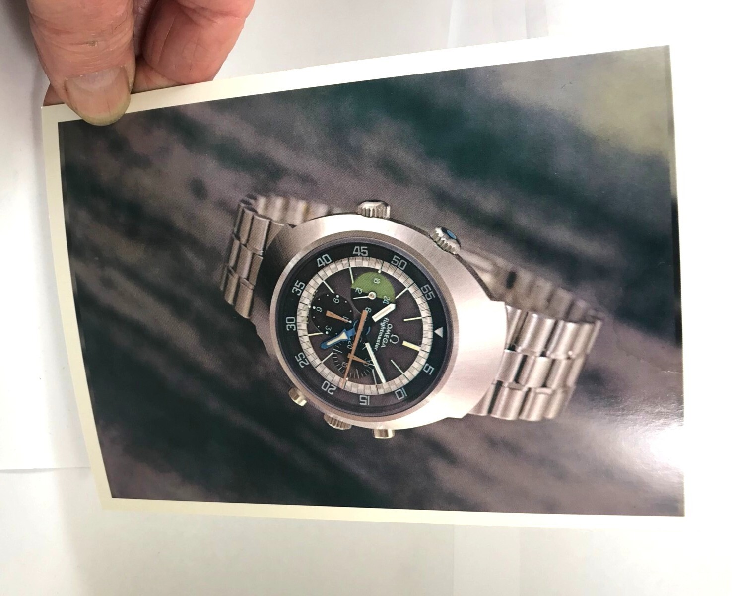 Rare Omega FLIGHTMASTER Vintage Post Card : 1969