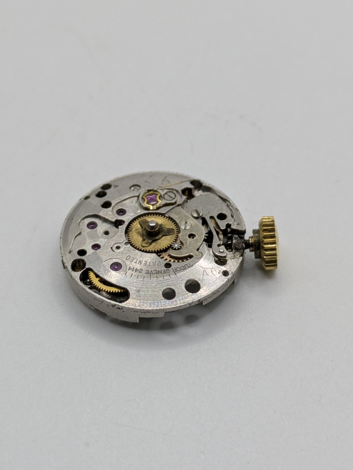 Tudor Geneve 2414 Manual Movement For Parts / Repairs See Photos / Video 18.2mm