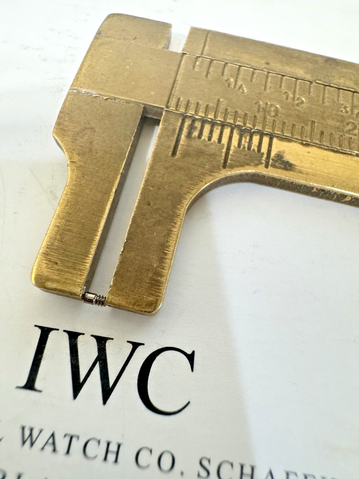 IWC/PORSCHE DESIGN TITANIUM CASE SCREW WATCH REF IWC 3500 NEW RARE OEM SWISS