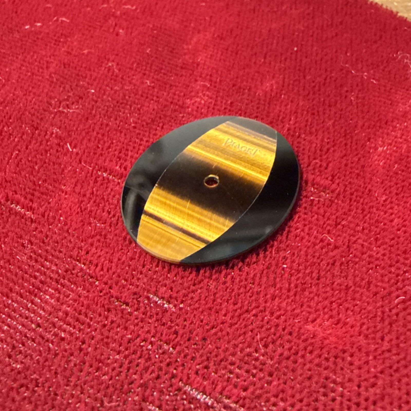 Piaget Onyx Stone/ Tiger’s Eye Oval Dial 17.7mm x 21.6mm