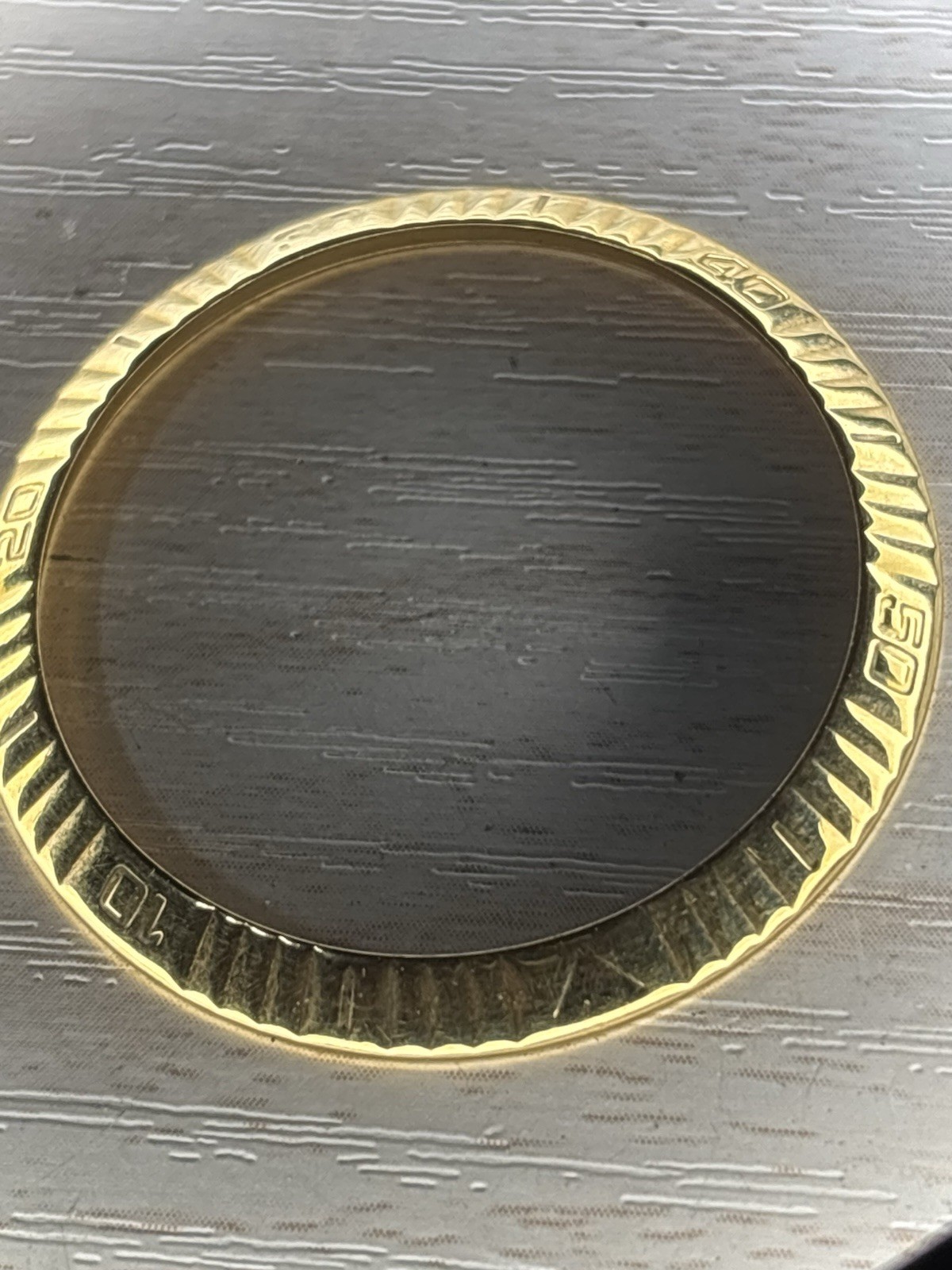 Genuine Rolex 116263 Datejust Turn-O-Graph Bezel, 18K Solid Gold, POLISHED
