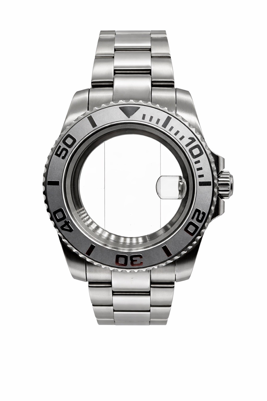 Yacht Bezel Oyster Sub Watch Case & strap fits NH34 NH35 NH38 Movements