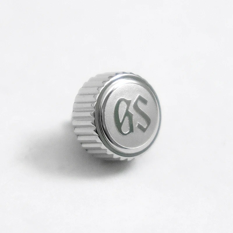 Replacement Stainless Steel Screw Crown for Grand 44GS 6mm 36.5mm 40mm