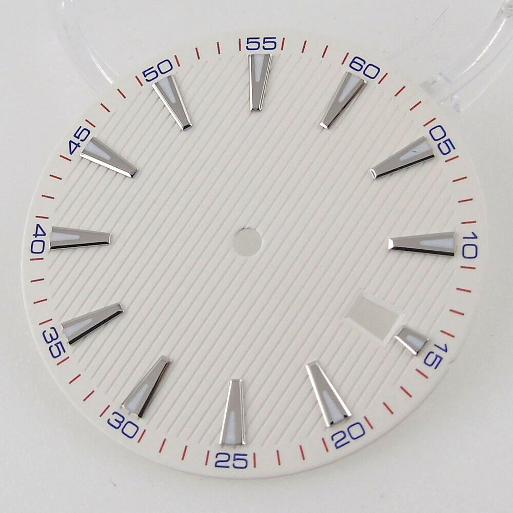 33.5mm Watch Dial Automatic Movement Date Window Fit For NH35/NH35A Upgrade