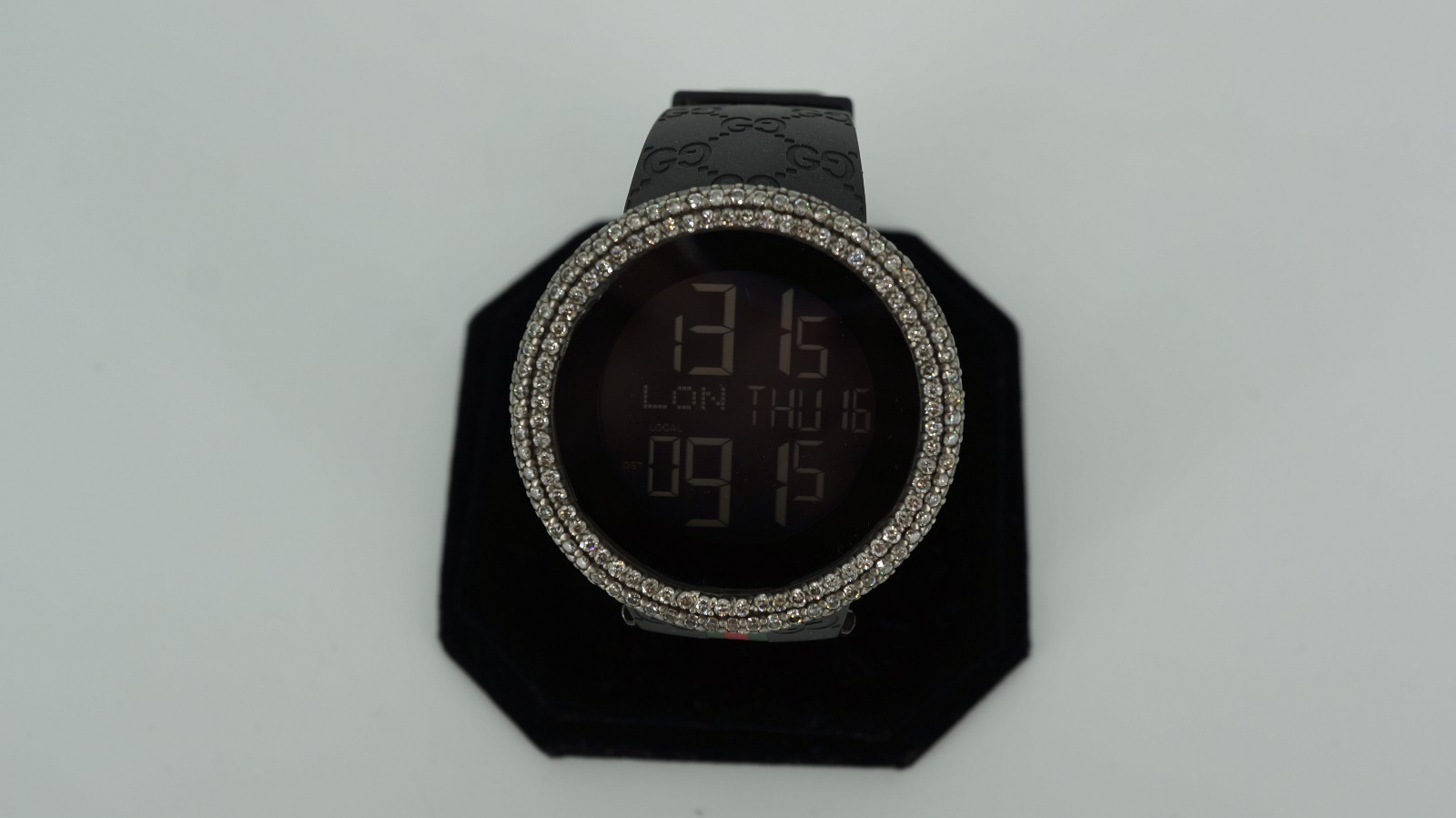 Custom I Gucci 44mm Watch With Real Diamonds