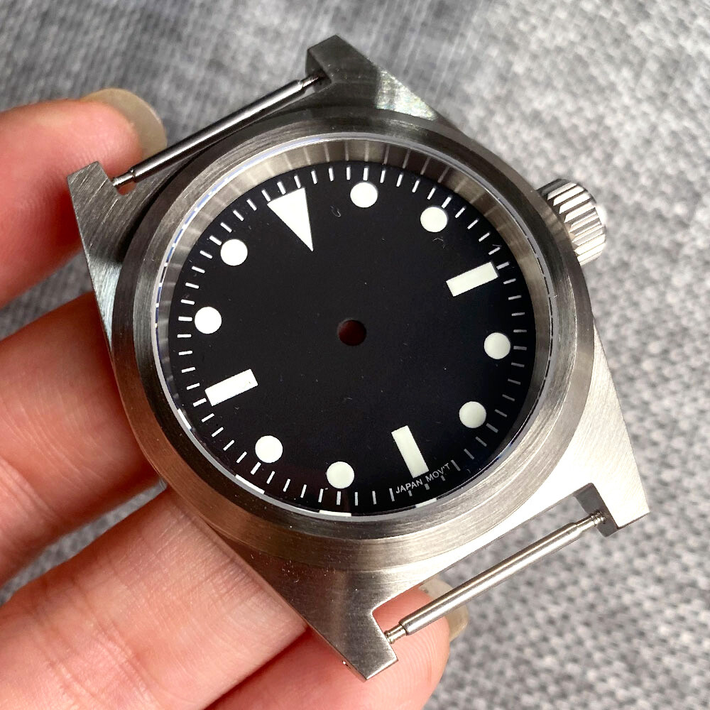 20ATM Diver 38mm Watch Case Domed Sapphire Glass Fit NH34A NH35A ETA 2824 PT5000