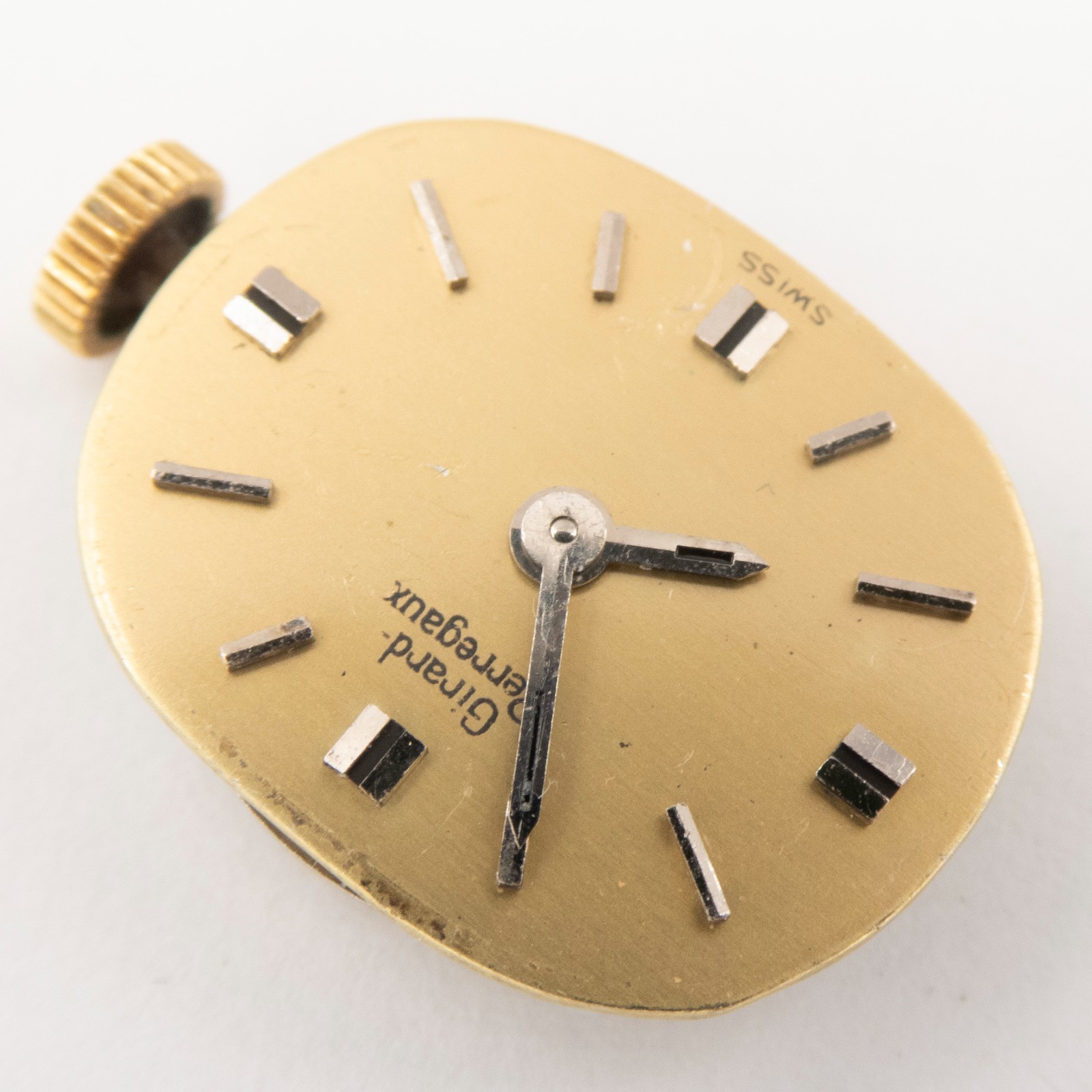 Vintage Girard-Perregaux 13.7 x 4.2 mm 17-Jewel Wristwatch Movement, Runs