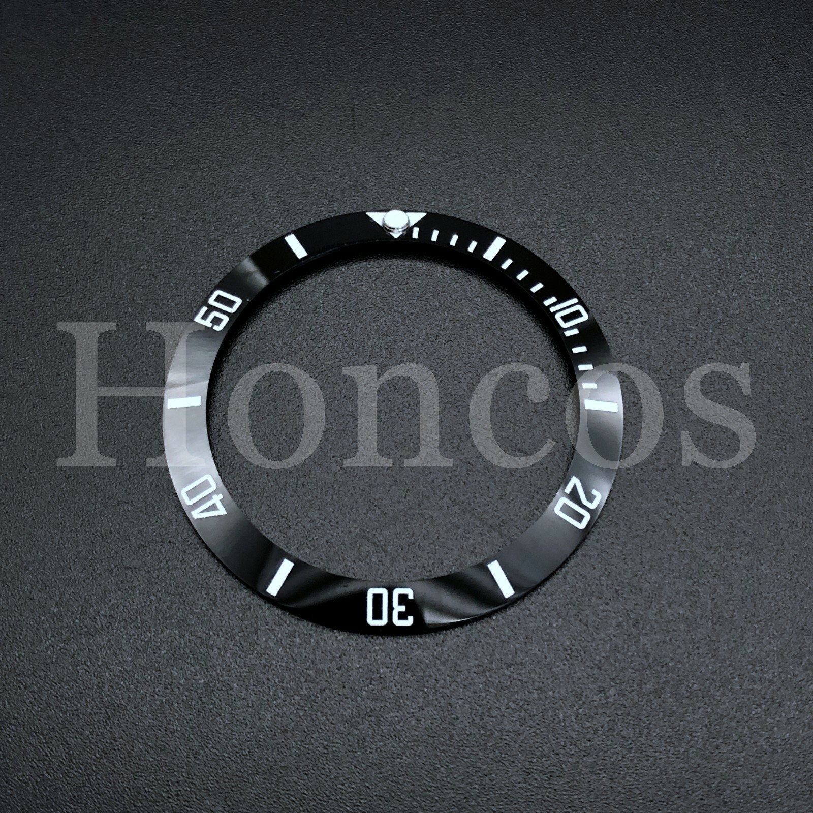 BEZEL INSERT FITS FOR ROLEX 40MM SEA DWELLER 16600 OR 16660 WATCH BLACK