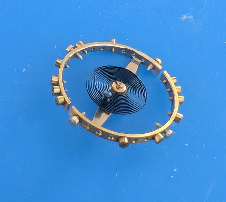 VINTAGE 16 SIZE HAMILTON 974 MODEL 2 POCKET WATCH MOVEMENT PARTS