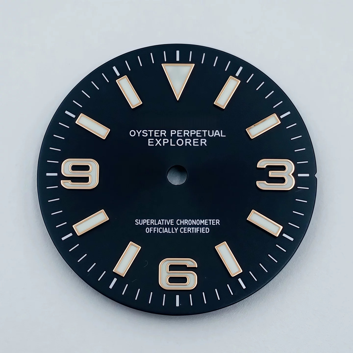 28.5mm Sun patterns Watch Dial Green Luminous for Nh35 Nh36 4R Movement parts