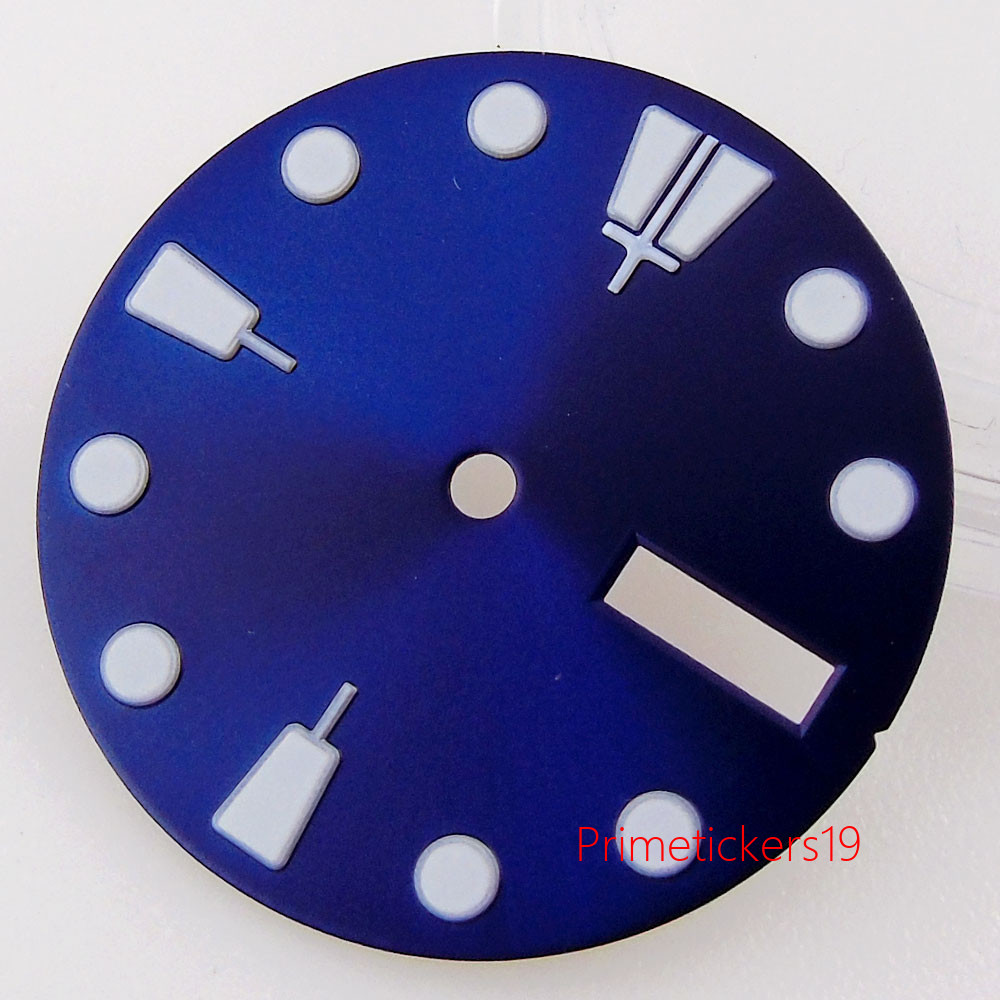 28.5mm Watch Dial Spare Parts Fit For NH36/NH36A Automatic Movement Luminous Day