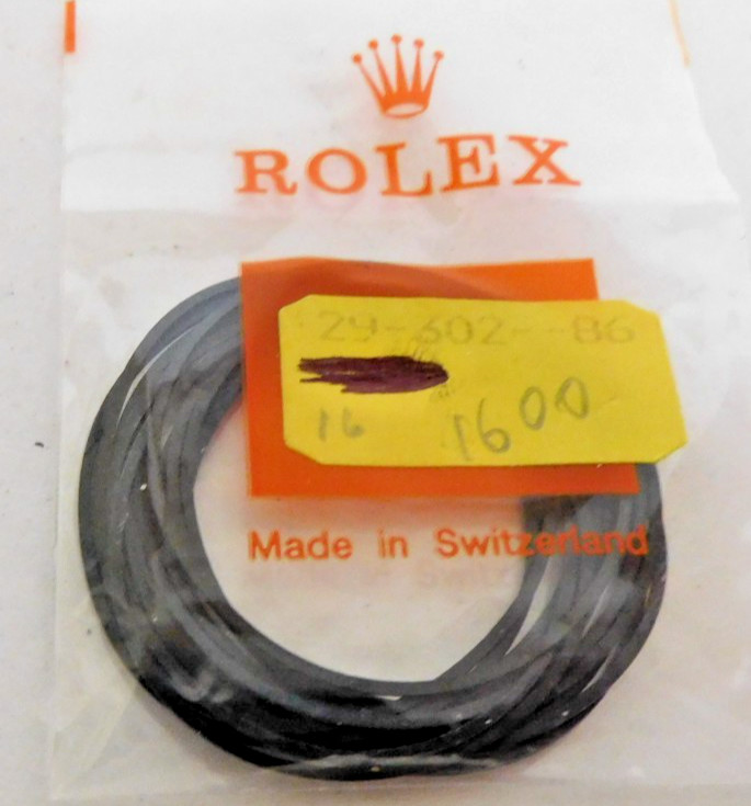 ROLEX CAL~~1600 PART # 29-302-86 CASE BACK GASKET. SKU RLX 22-10. PER ONE GASKET