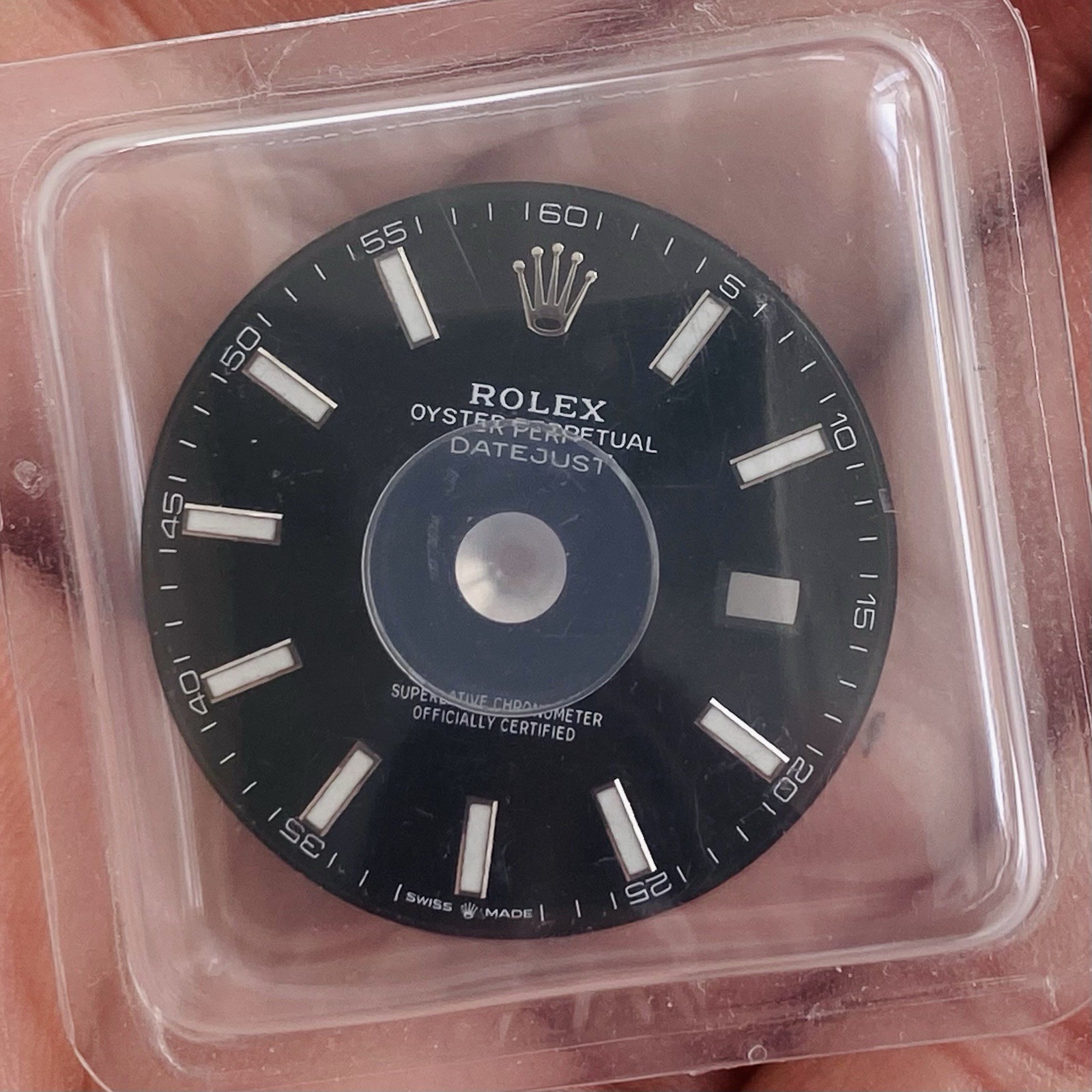 Rolex NOS Black Dial For Datejust 41mm Model Ref 126300 & 126334