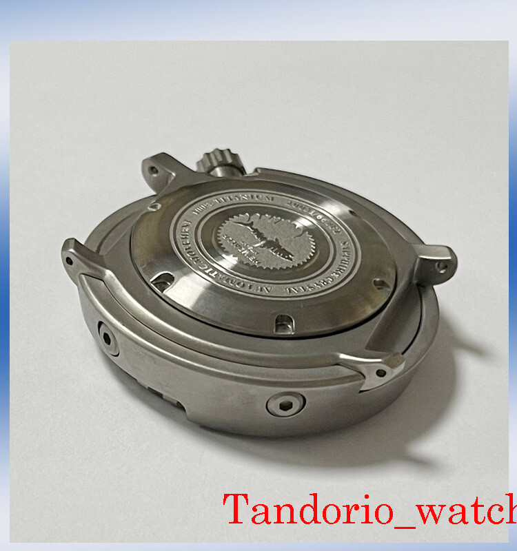 47mm Titanium Watch Case Sapphire Fit NH35A SKX007 SBBN031 200M Waterproof parts