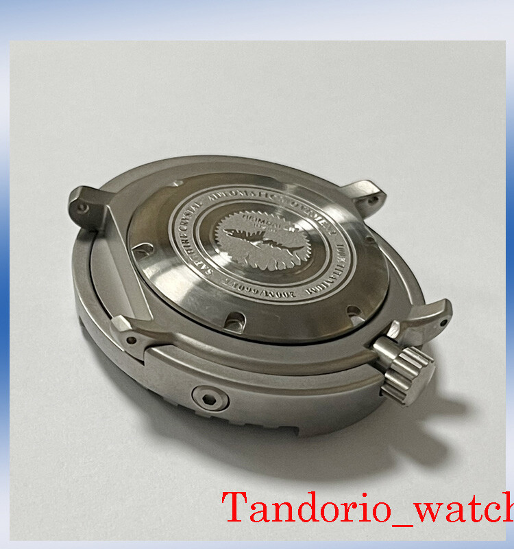 47mm Titanium Watch Case Sapphire Fit NH35A SKX007 SBBN031 200M Waterproof parts