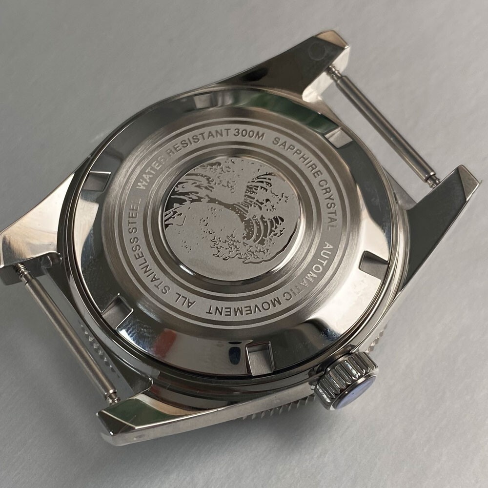 New 41mm 62MAS Mod Sapphire Glass 30ATM Dving Watch Case For NH35 NH36 NH38