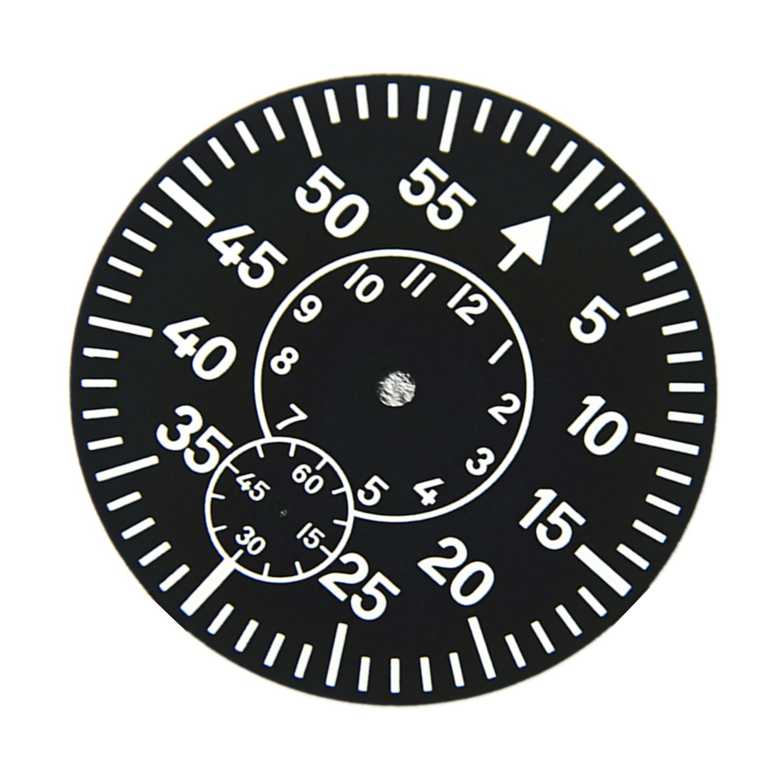 38.9MM Watch Dial Green Luminous Watch Face Plate For ETA 6497 6498 6/9 o’clock