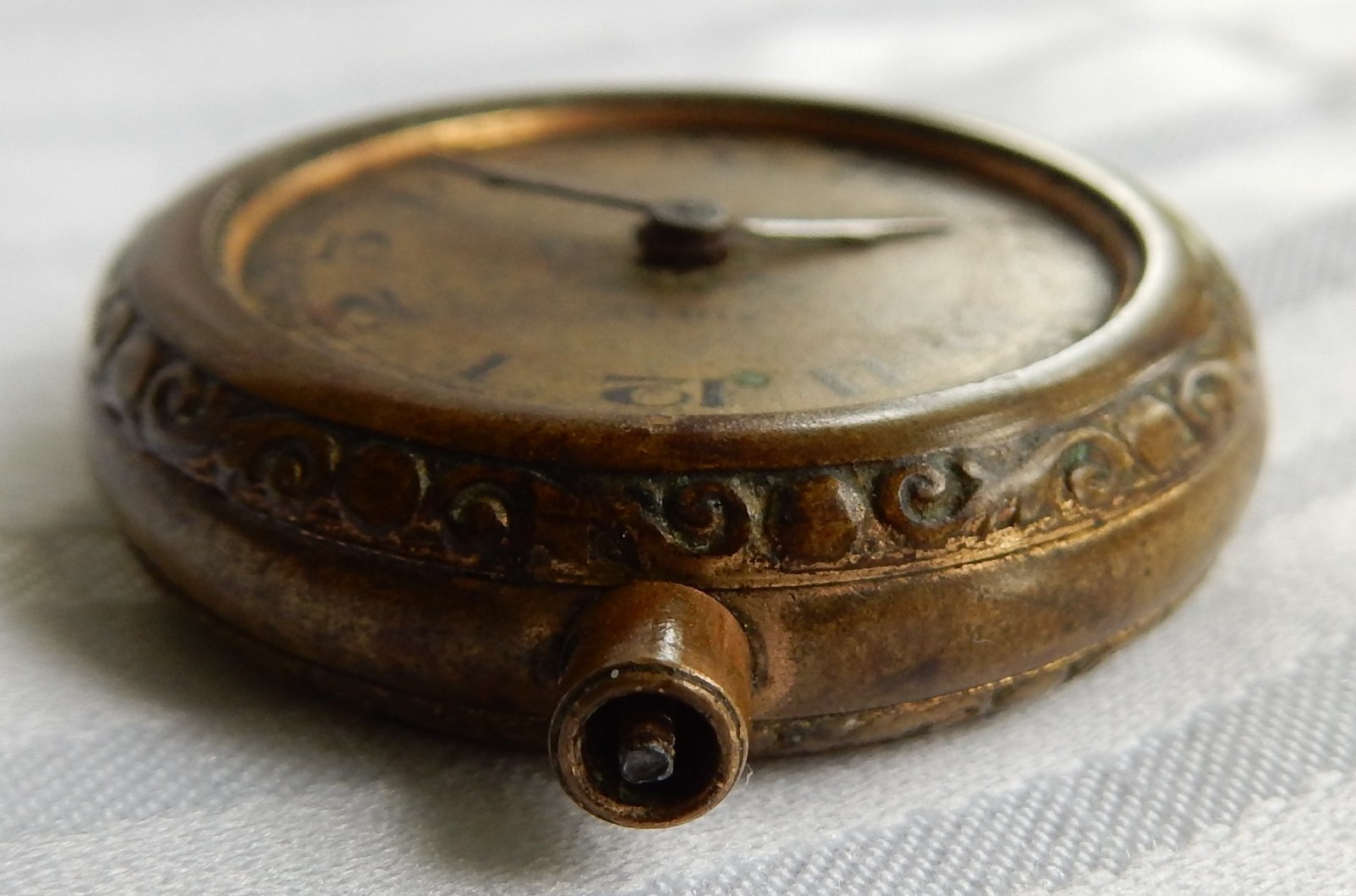 Vintage Swiss Flambeau Watch Co. Adele Ladies Pendant Pocket Watch for Parts