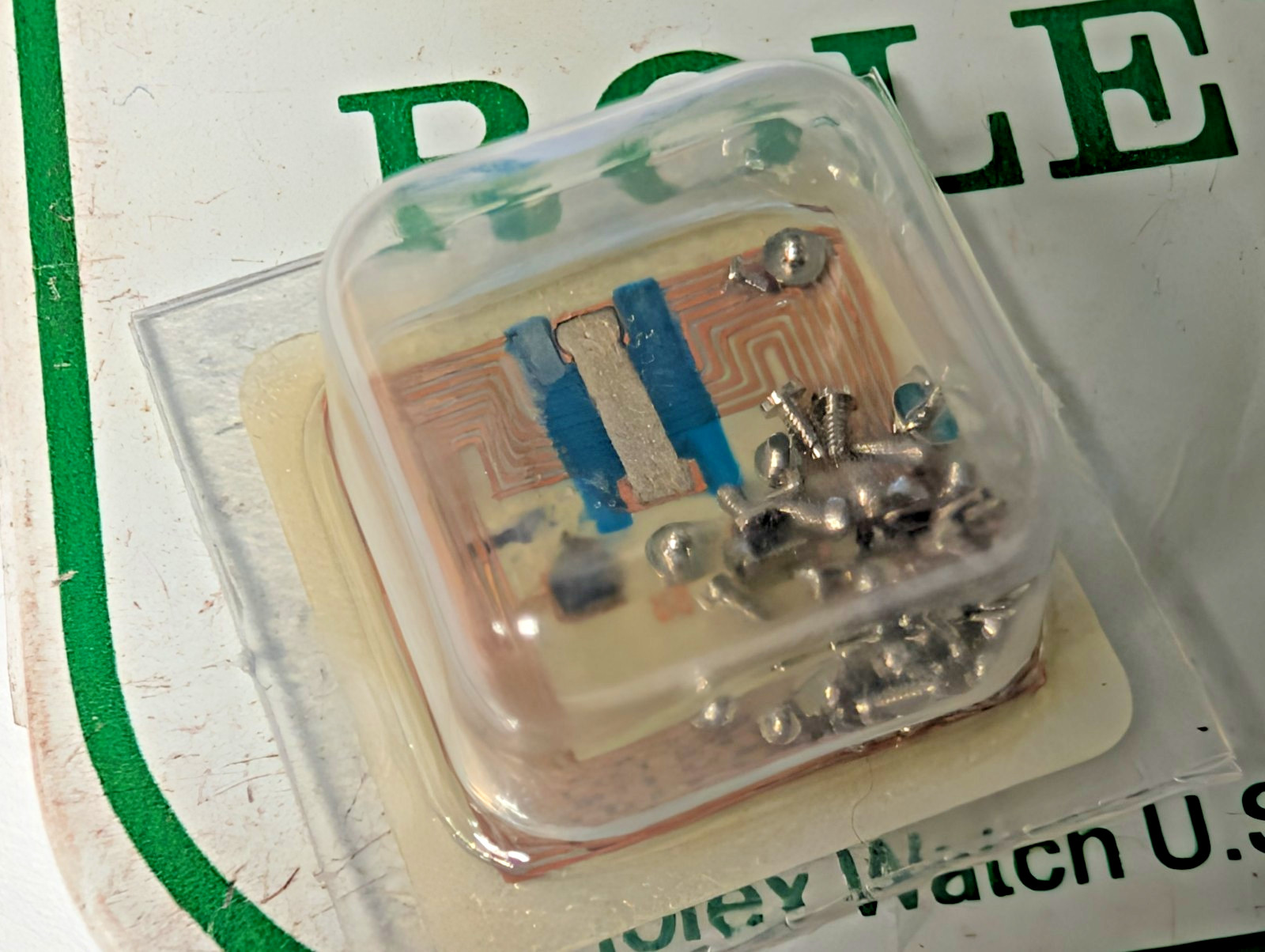 Genuine Rolex Daytona 4130-5000 Set Of Screws New Factory Sealed in Blister Pack