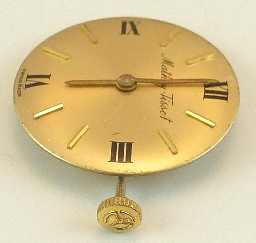 Mathey Tissot 17 Jewel 17mm Mechanical Wristwatch Movement – Parts / Repair