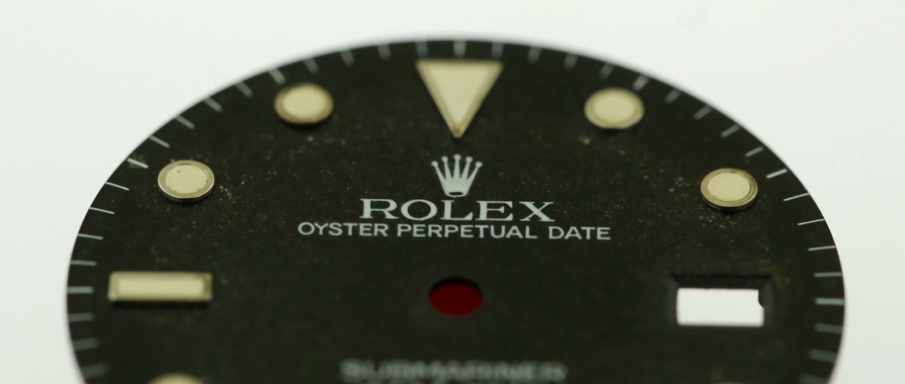 Vintage Men Rolex Submariner Date 40mm Black Tropical Dial 16800 16610 S/S #F7