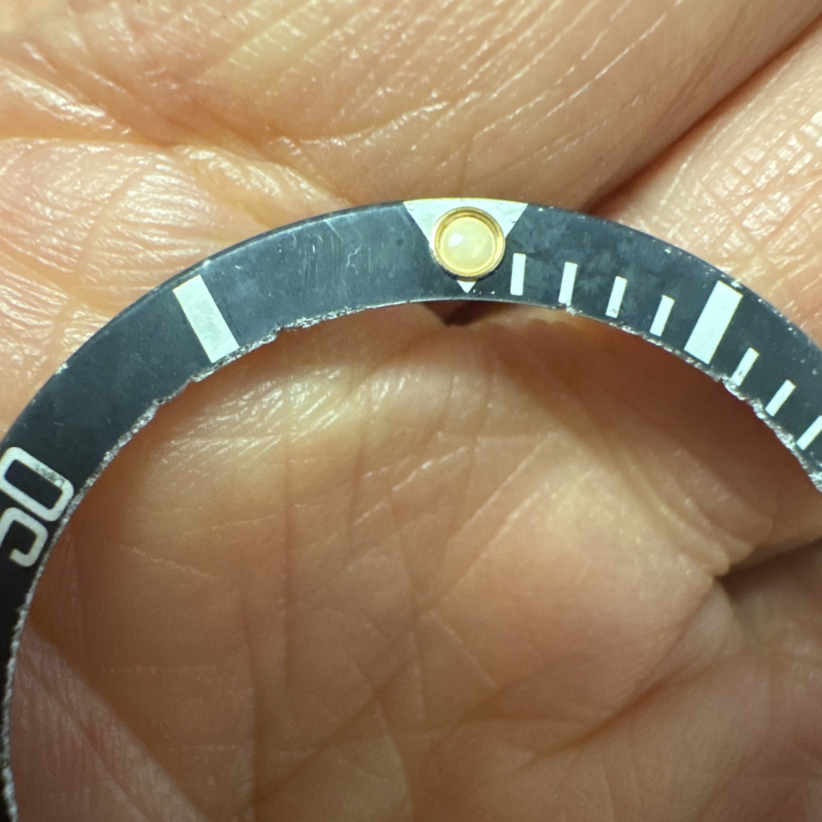 Original Rolex Oyster Submariner Black 16800 16610 16600 16660 bezel Insert (70)