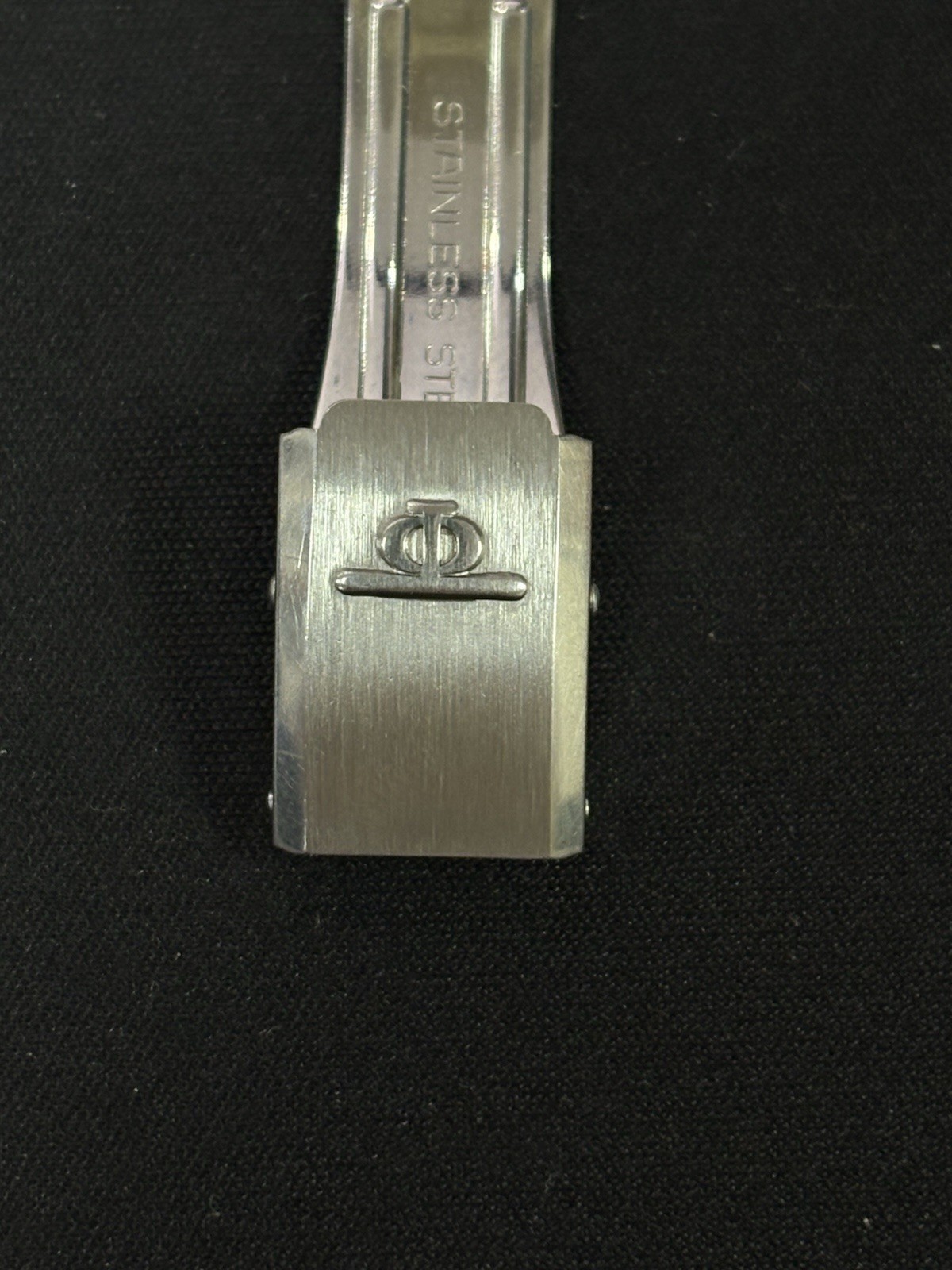 BAUME MERCIER Older Riviera Stainless Steel 10mm Deployment Bracelet Band Buckle