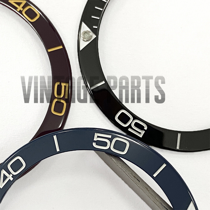 L3.890 black ceramic watch bezel fit for Lon-gines 43mm automatic watches