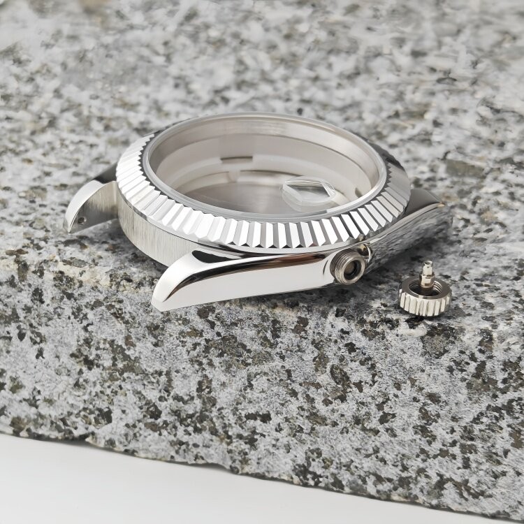 41mm Stainless Watch Case Sapphire for Nh35 Nh36 ETA2824 8285 Movement 31mm Dial