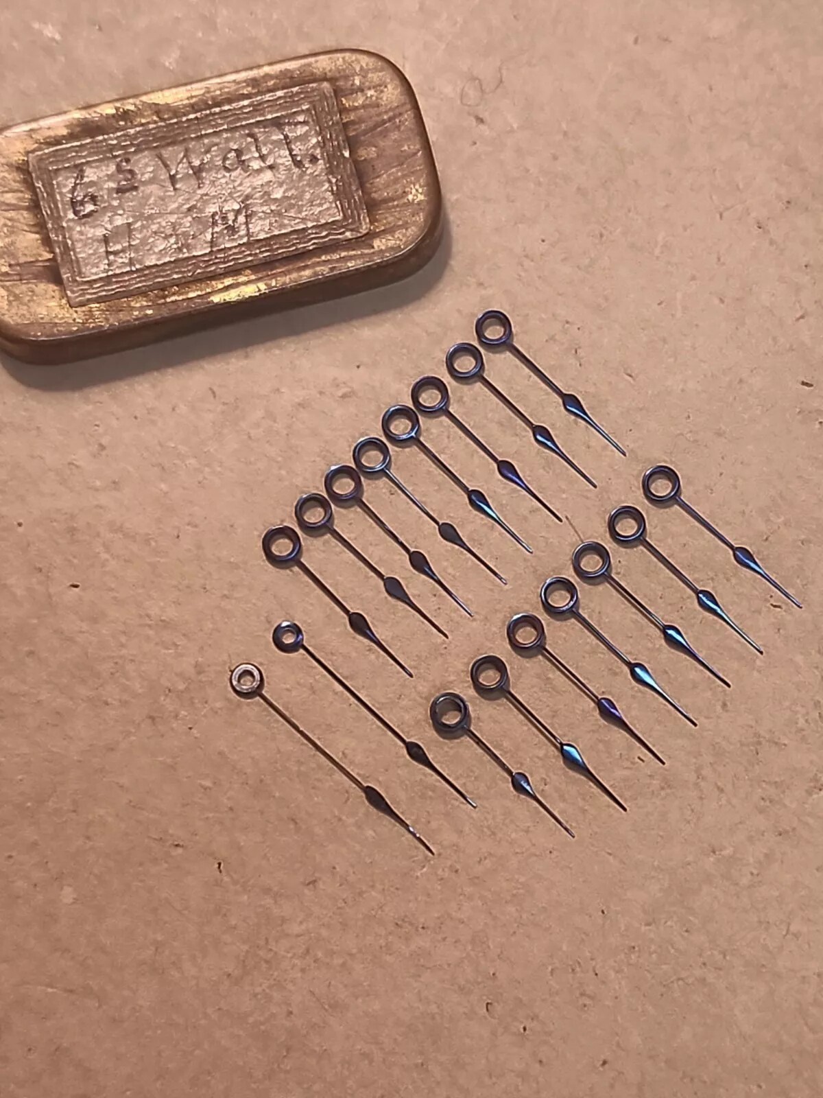 Lot Of Mixed American Pocket Watch Blue Spade Hands