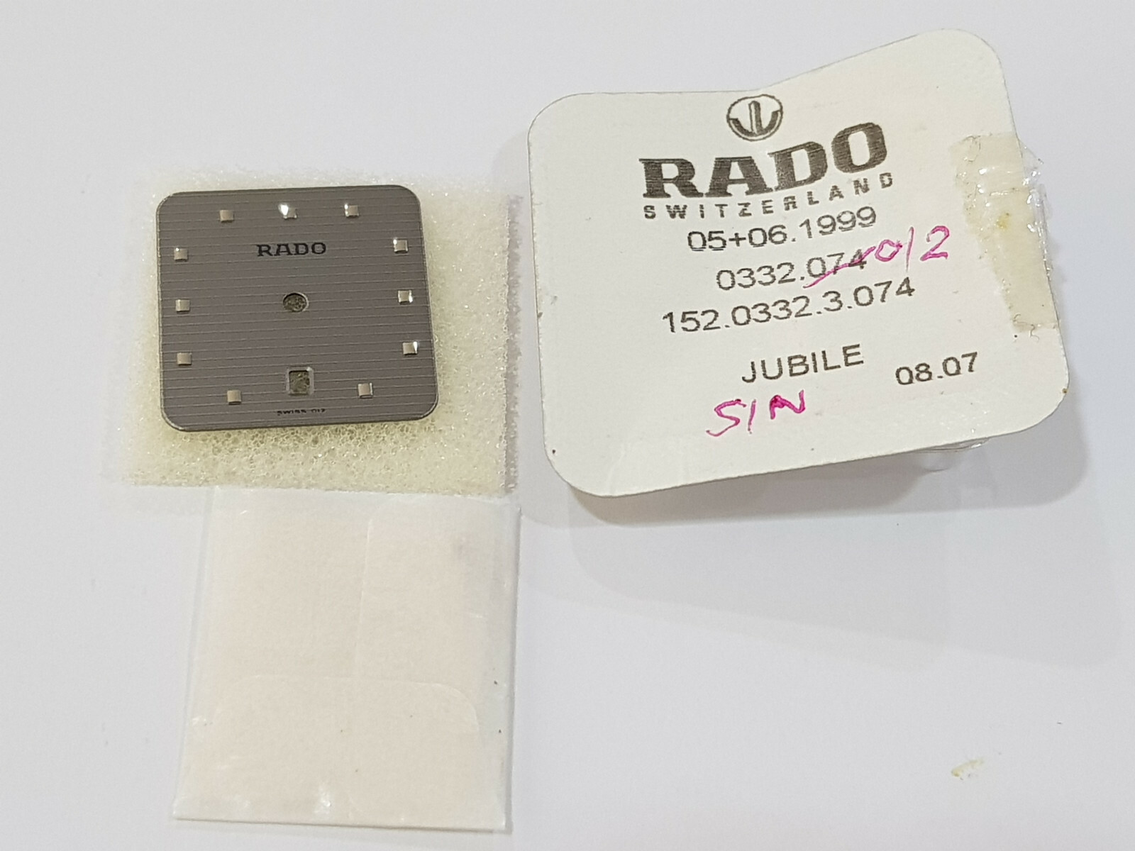 NOS Dial Rado Diastar Sintra 152.0332.3 with Hands set.