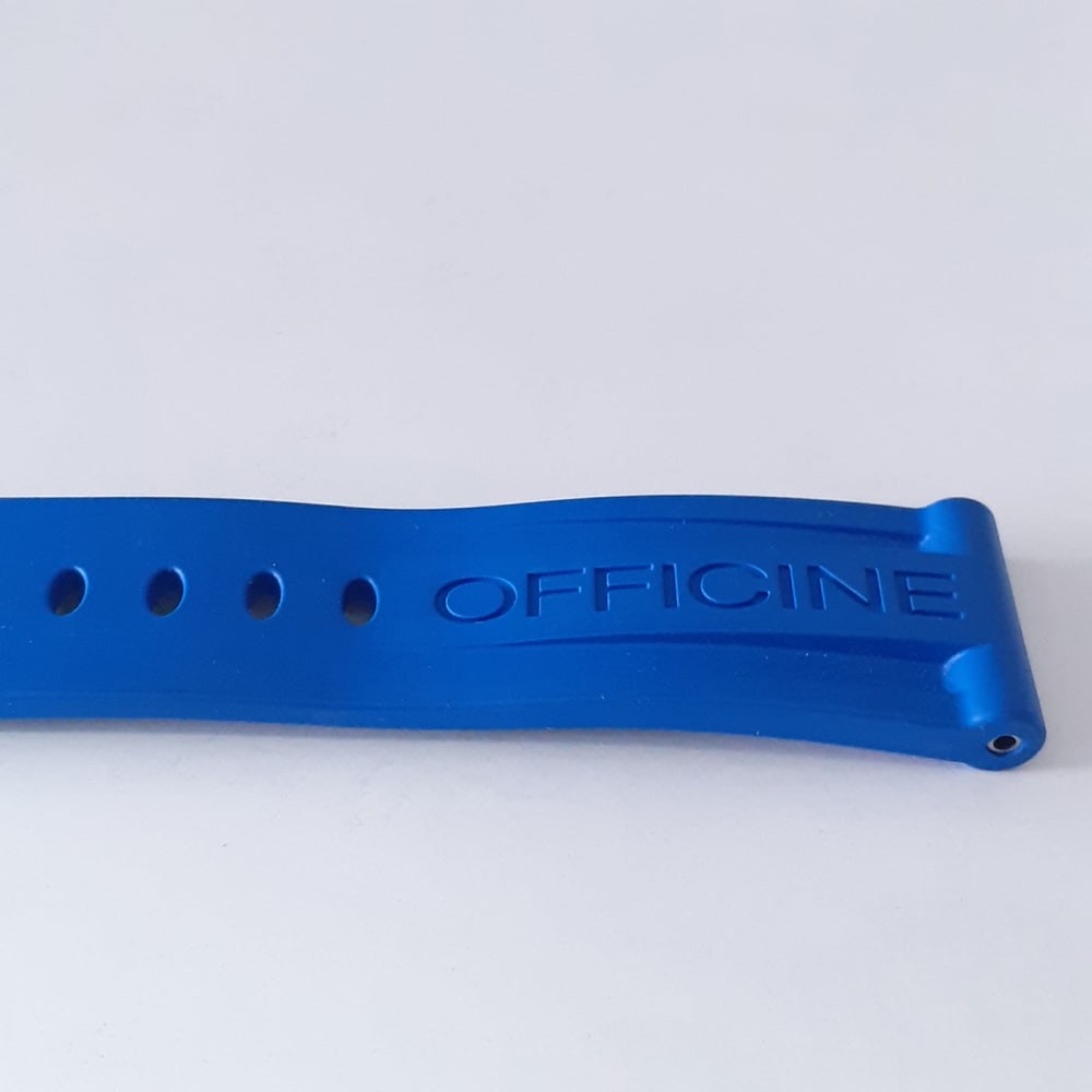 PANERAI Blue 24 x 21 mm Rubber Strap