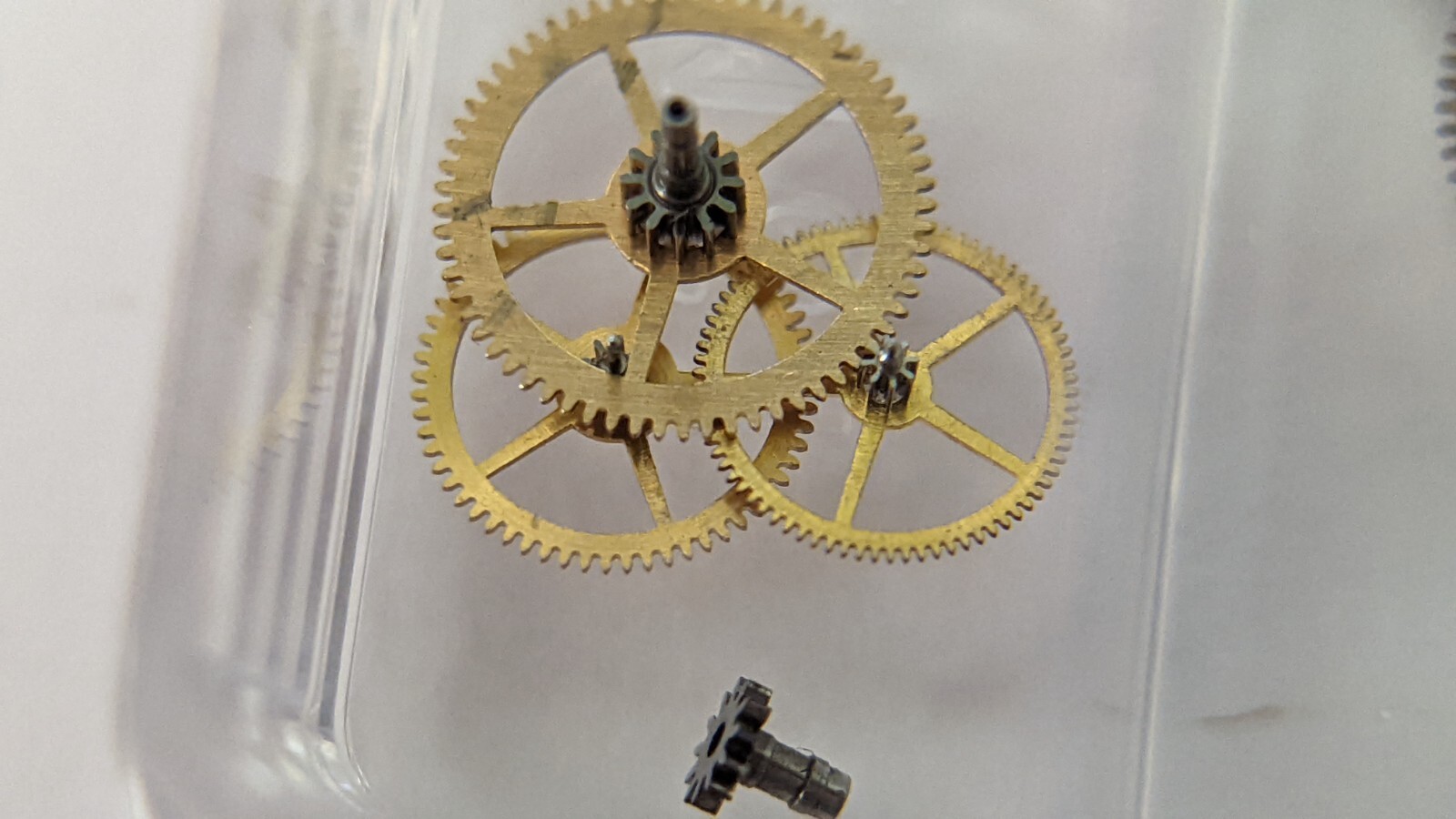 Rolex 1530 7831, 7834, 7829 Center Wheel with Cannon Pinion, Second Wheel, Third