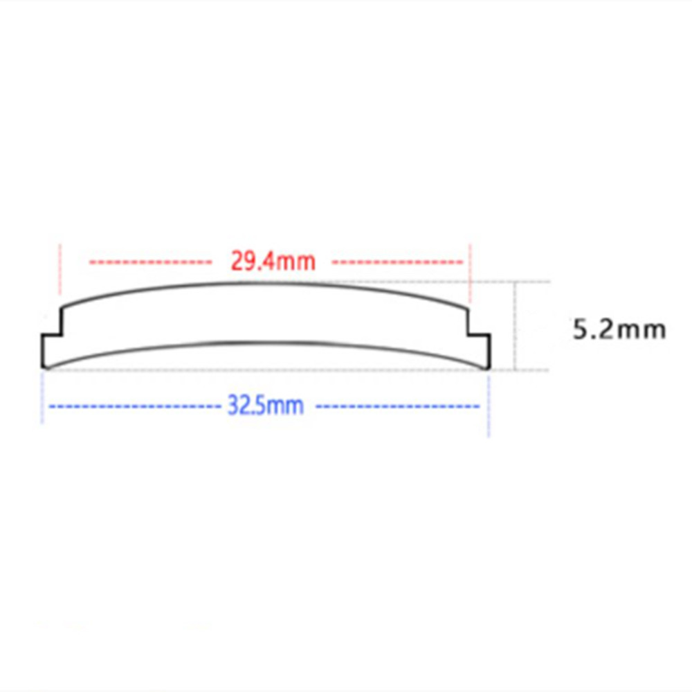32.5×29.4×5.2mm Double Dome With Step Edge Watch Glass 7549-7010 7C46-7011