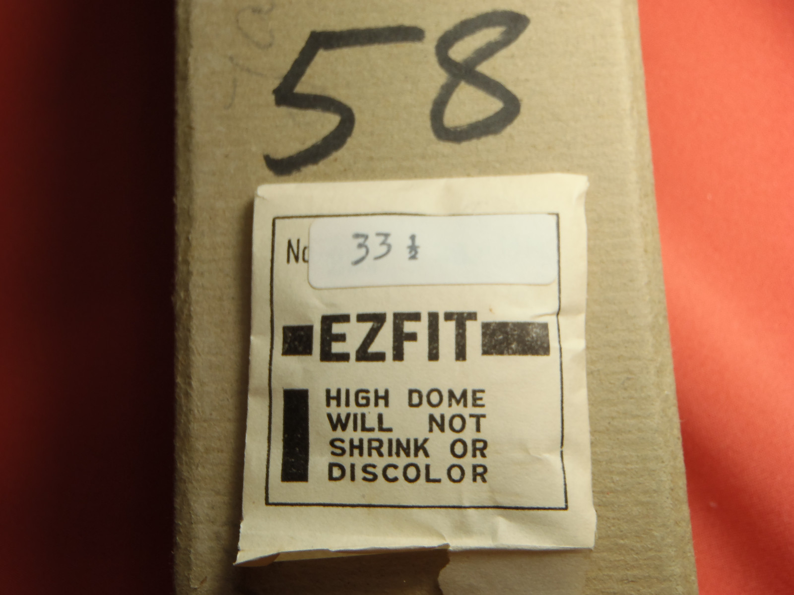 EZFIT HIGH DOME ROUND PLASTIC WATCH CRYSTAL 33 1/2 MM NOS Lot 58