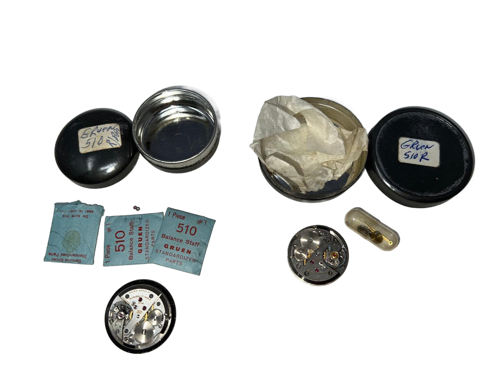 Grven 510-510R MVT / Parts repair Lot