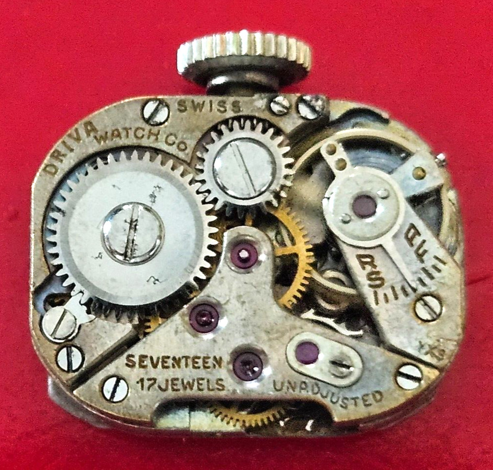 DRIVA BRODNAX 17J SWISS WATCH MOVEMENT (BALANCE RUNS WITH ROTATION) LOT.225
