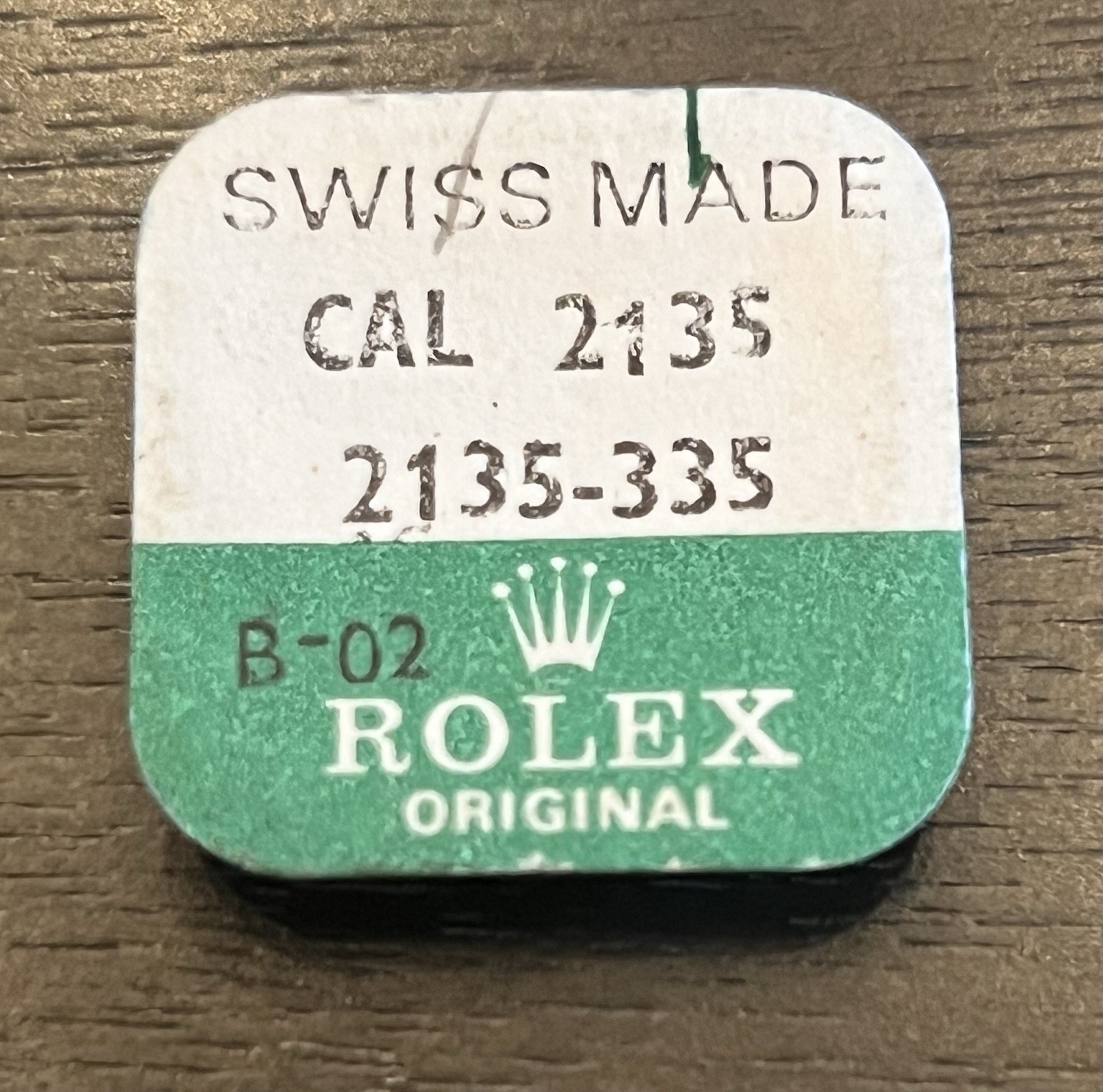 Genuine New Rolex 2135 335 Minute & Canon Pinion 2135-335