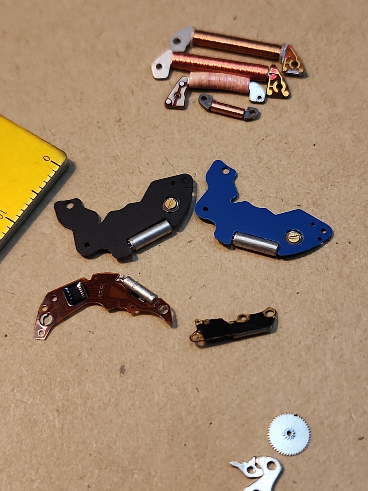 Lot Of Mixed NOS Circuits Coils Quartz Watch Movement Parts Repairs Spares