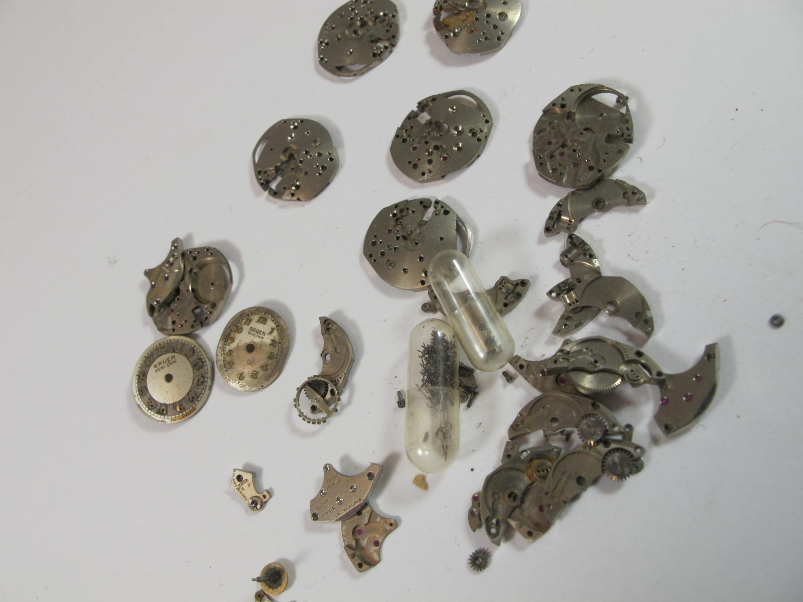 GRUEN CALIBER 215 216 WATCH MOVEMENT MATERIAL