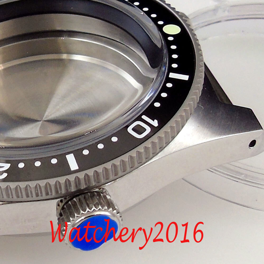 300m Dive 62MAS Watch Case for NH35 NH36 PT5000 ETA2824 Movement Domed Sapphire
