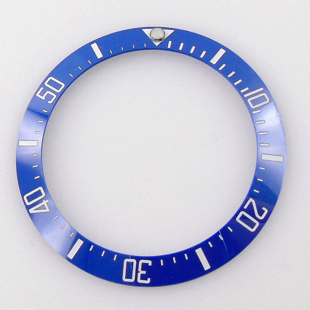High Quality Parts 39.8mm*31.6mm Bezel Insert Fit 43mm SEA Men Watch Accessories