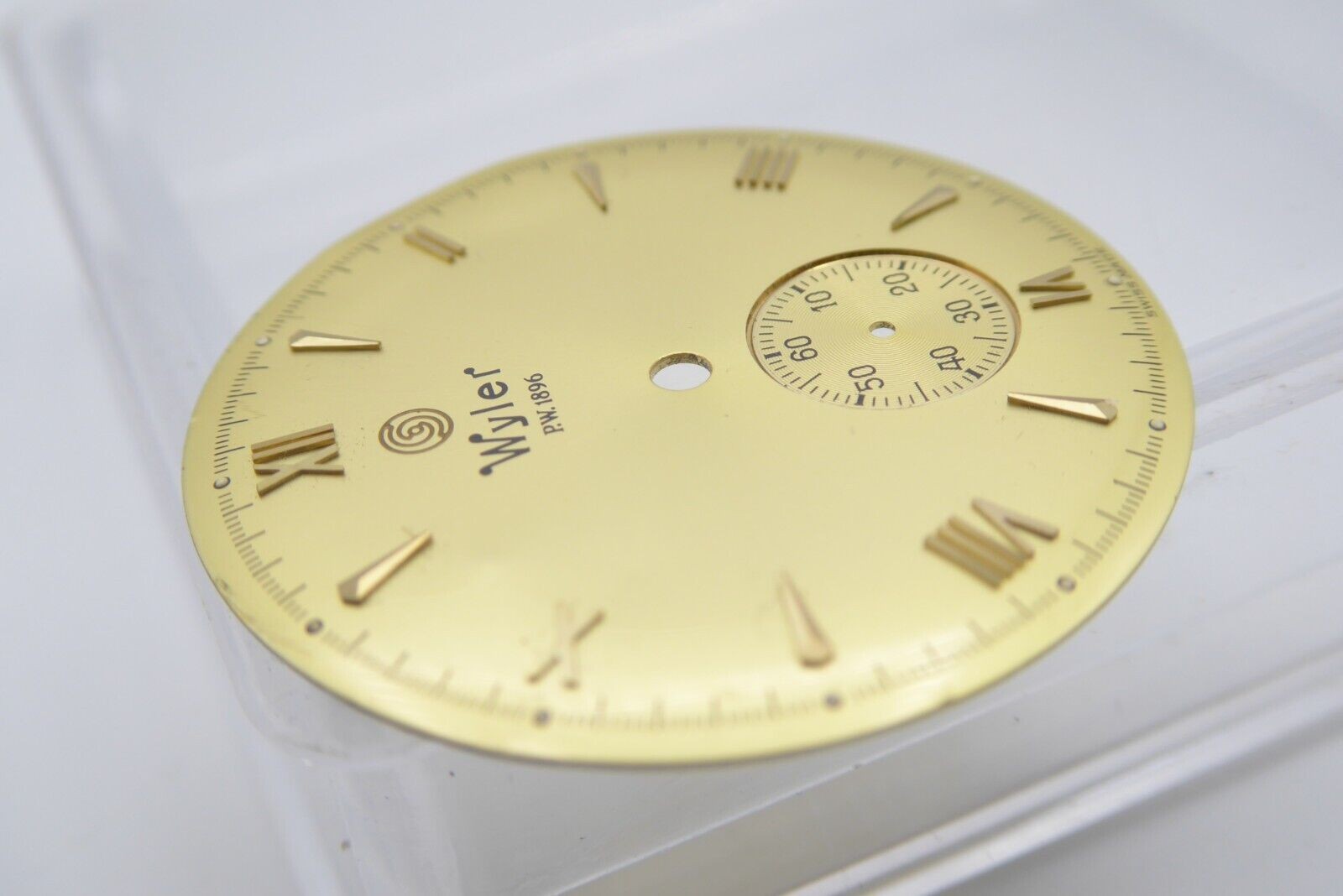 Wyler PW 1896 Sub Second dial