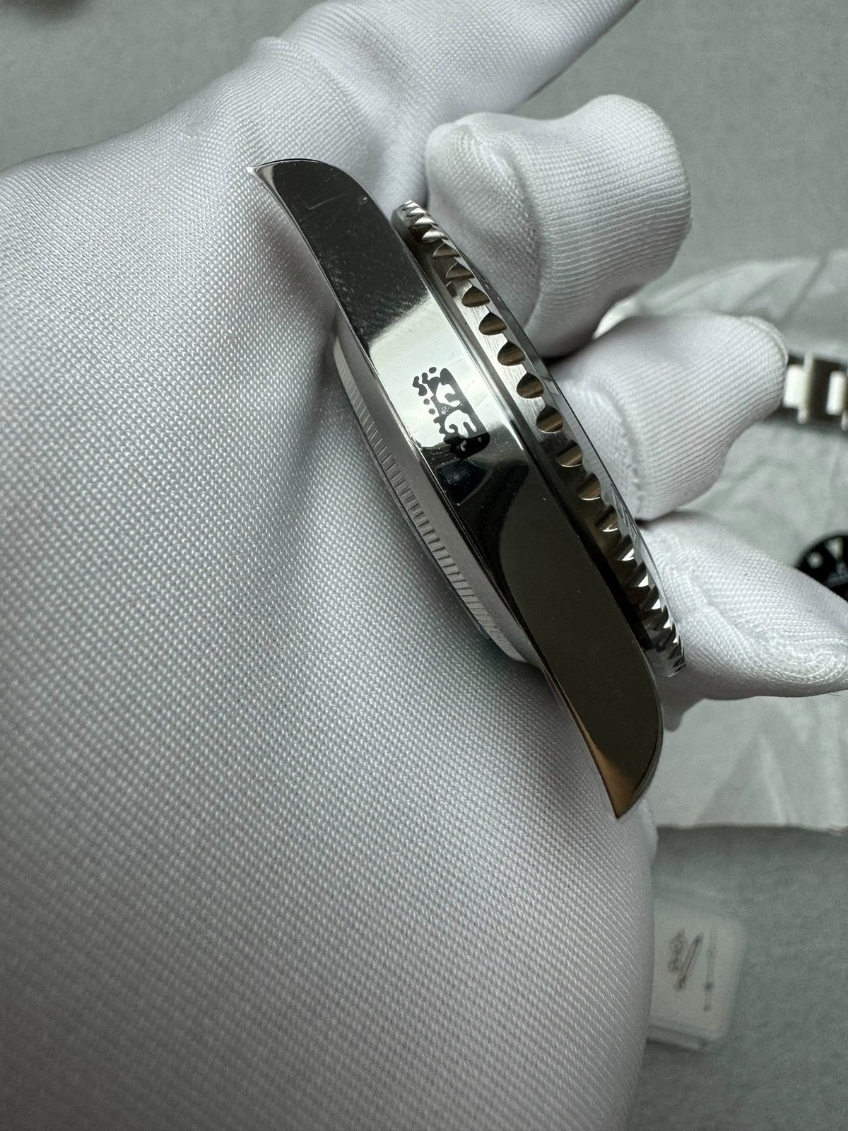 40mm Stainless Steel Watch Case With Band Kit for R Green Black SUB 2824 3135