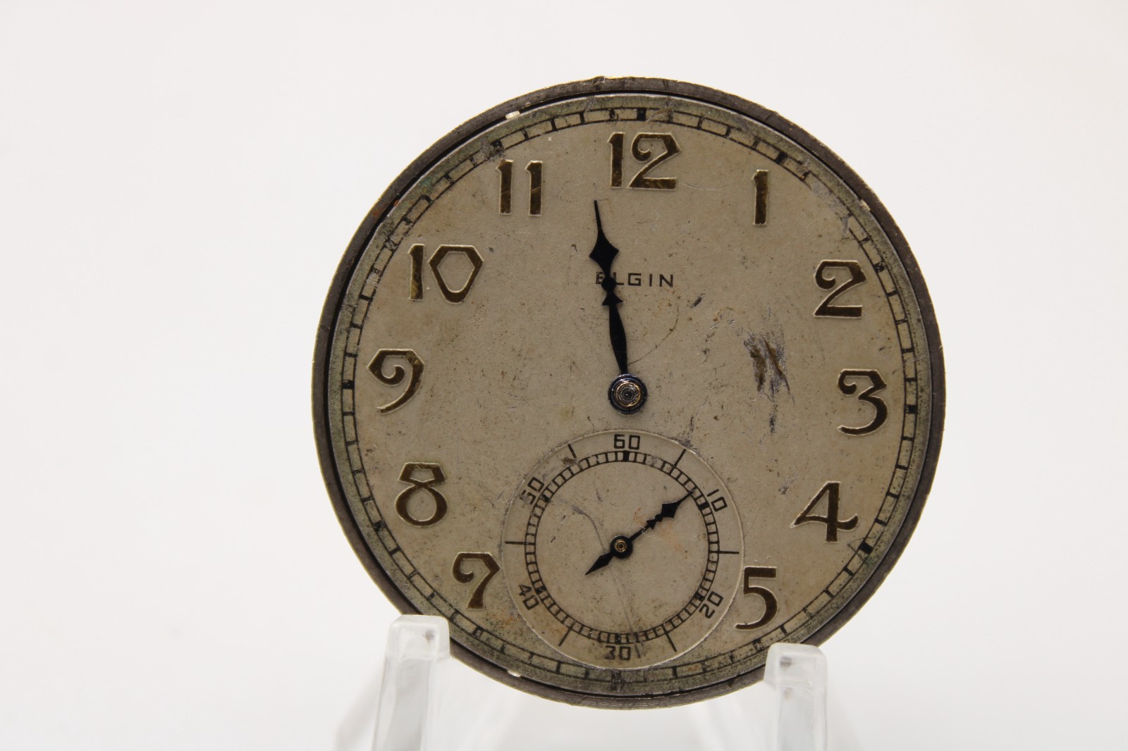 1928 ELGIN POCKET WATCH MOVEMENT 31340338 GRADE: 303 12s 7j (BF)